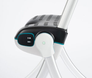 Geluids- en led indicatoren voor correcte montage van raizer sta-op hulpmiddel